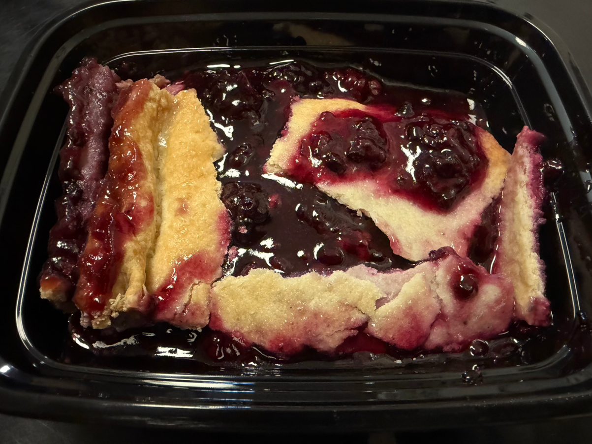 Black Berry Cobbler.