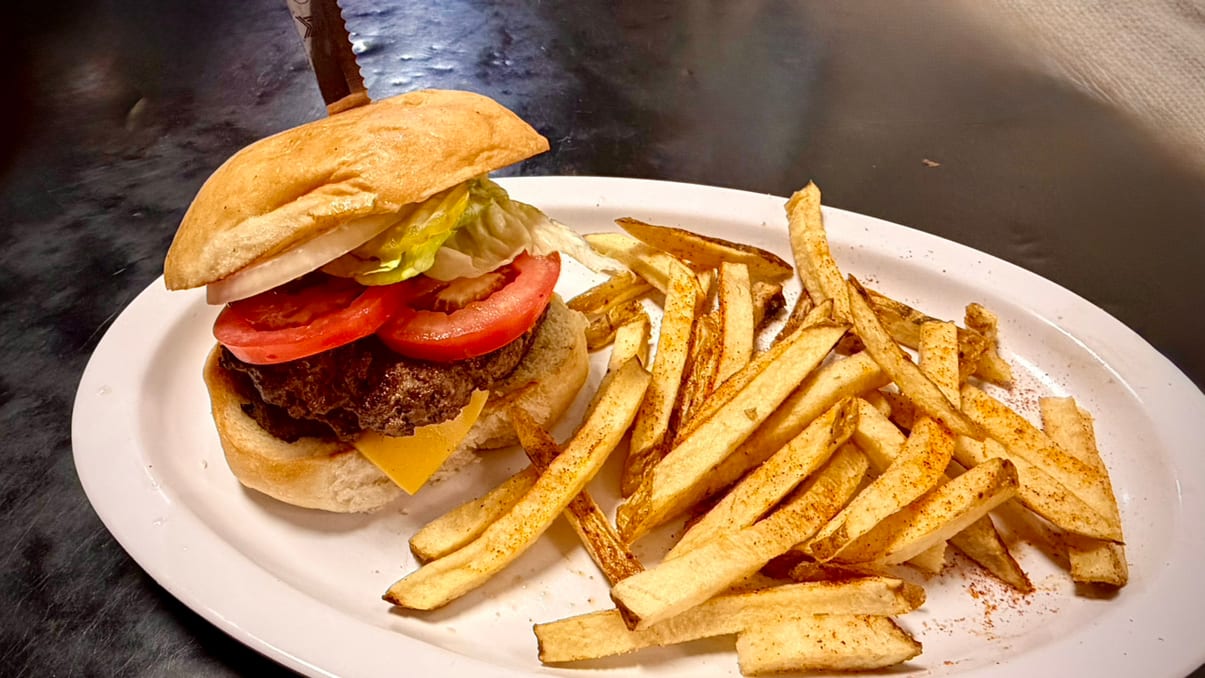 Double Meat Cheeseburger.