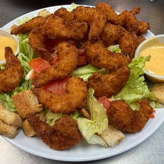 Popcorn Shrimp Salad