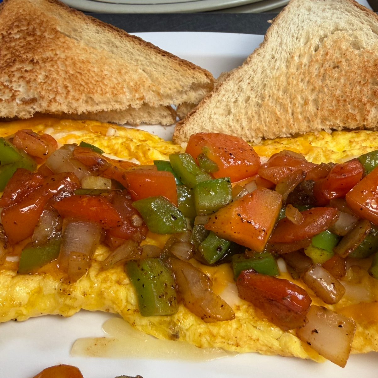 Veggie Omelet.
