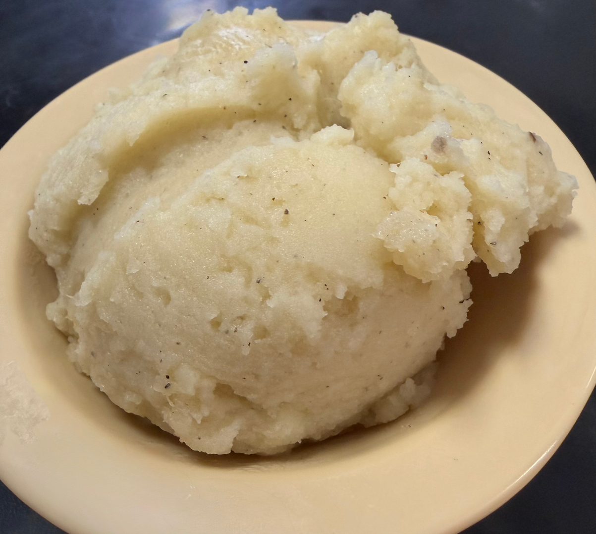 Mashed Potatoes No Gravy.