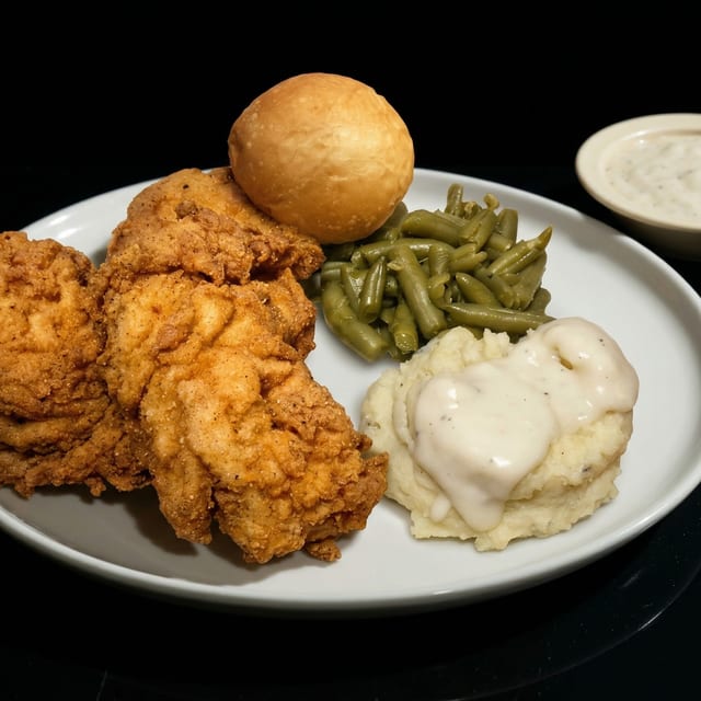 Fried Boneless Pork Chop.