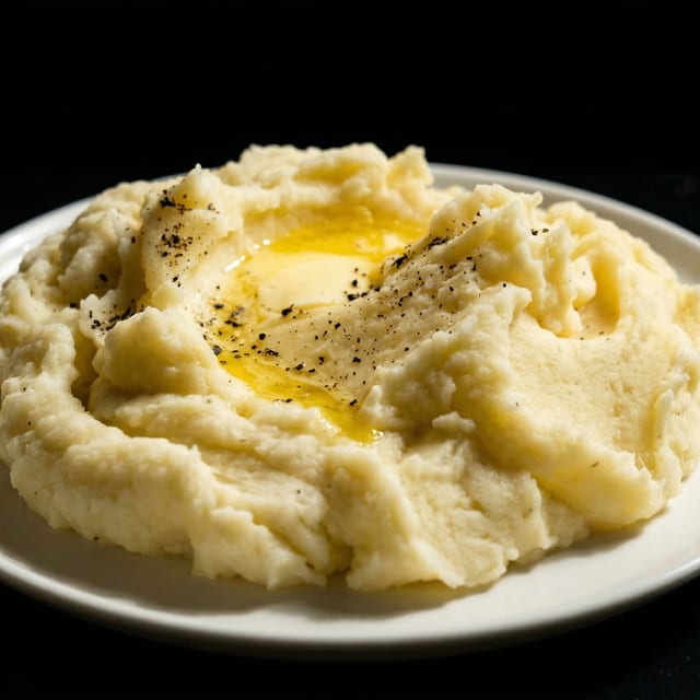 Mashed Potatoes with White Gravy.